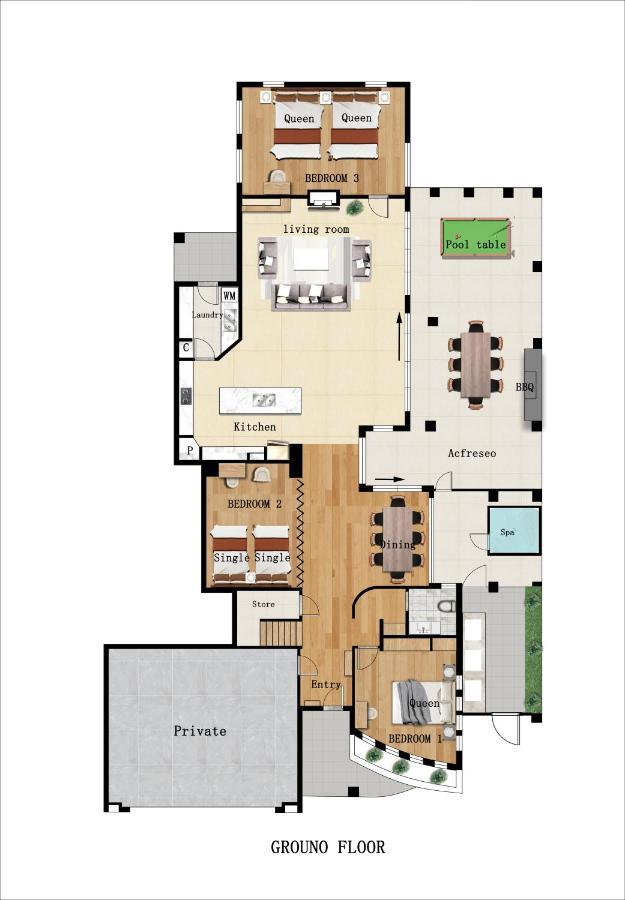 Luxury 7Brm Entire House Lakeview Blackswans Wifi Bbq Resort พอยท์คุก ภายนอก รูปภาพ